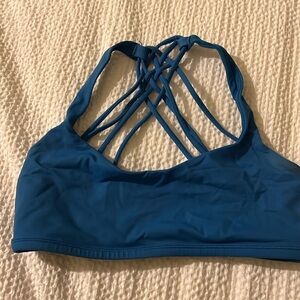 blue lulu strappy bra size 4